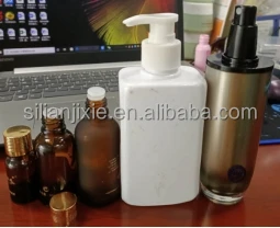 Automatic cosmetic essence bottle filling and capping machine production line with automatic induction filling