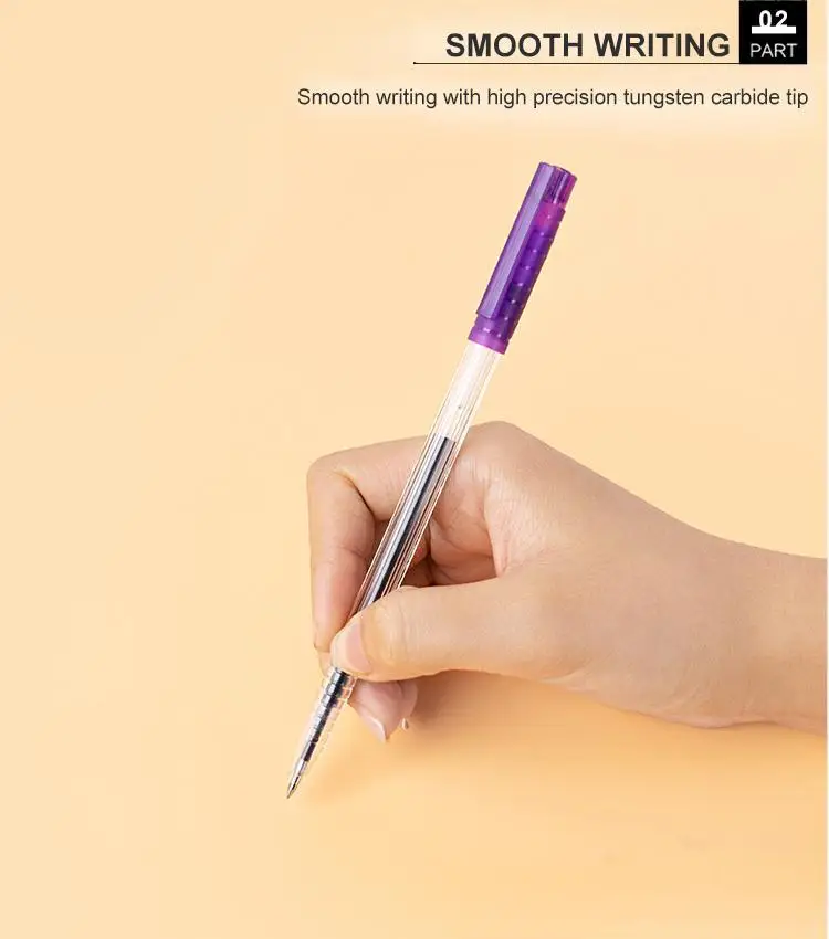 M&G Stationery 0.5mm Economic Multi-Color Plastic Gel Ink Ball Pens Wholesale with Custom Logo