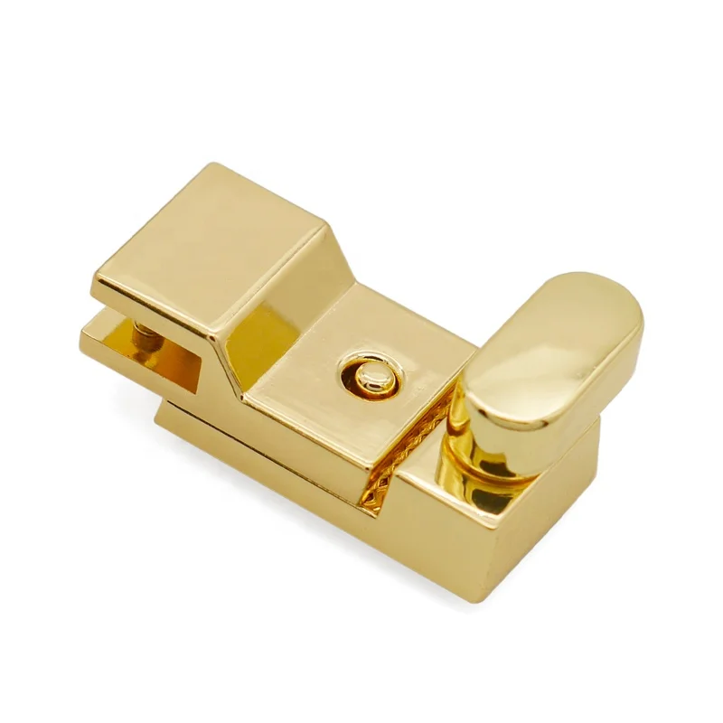 Custom Gold Bag Metal Lock Magnet Lock with Logo Lock Button for Bag