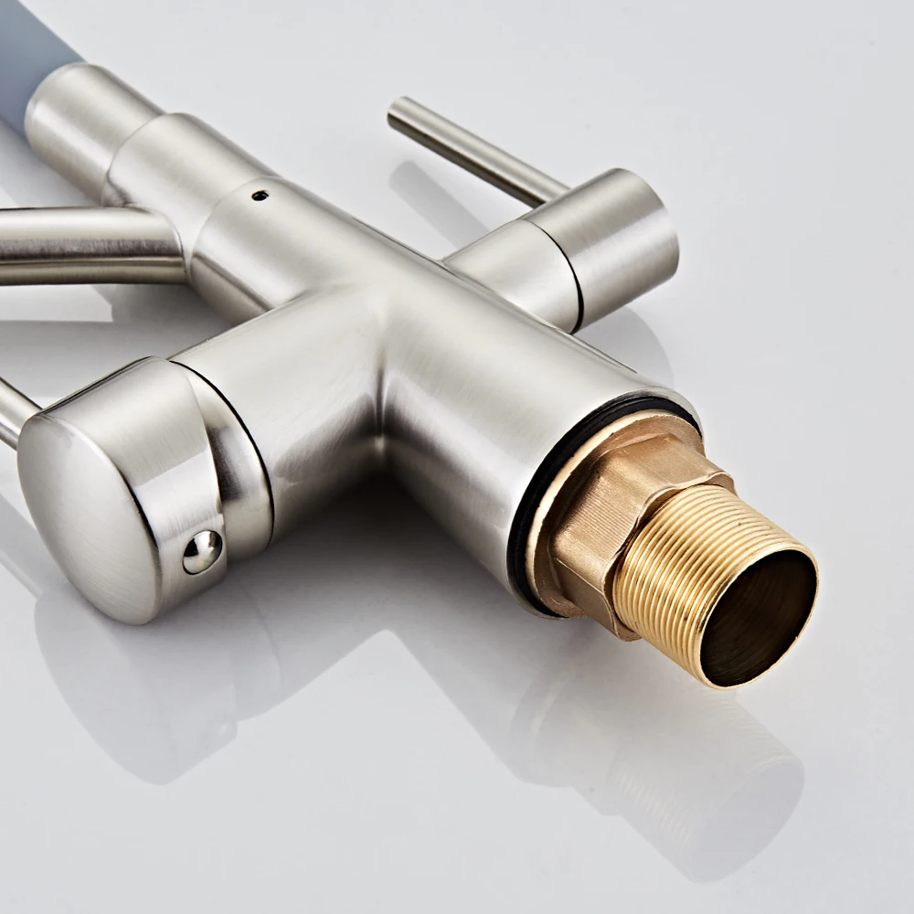 Yundoom Oem Torneira Stainless Steel Griferia With Pull out Mixer Glass Rinser Bandeja Giratoria Grifo Para Cocinas