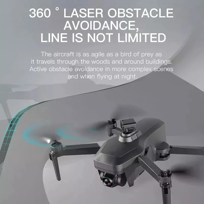 New RC Drone 193MINI S Brushless Quadcopter GPS 360 Degree Obstacle Avoidance Automatic Return Follow Me 4K Drone Airplane