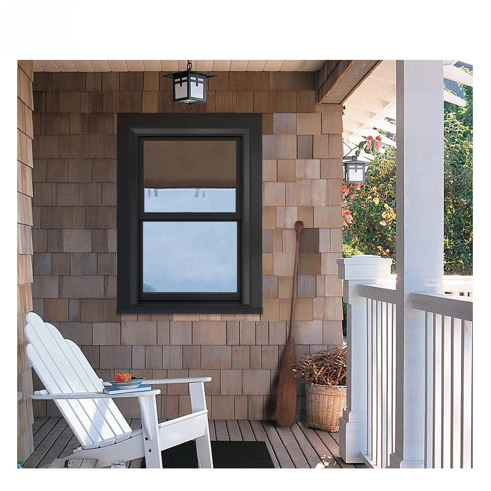 Large Floor-Standing Aluminum Alloy Frame Guillotine Window Super Large Landscape Electric Lift Window