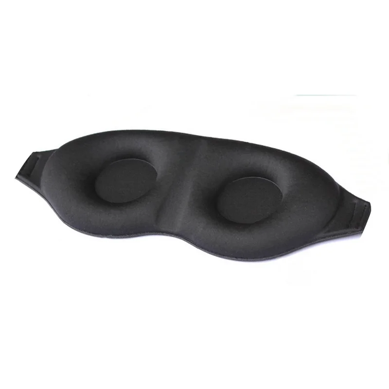 3D eye mask with flat outer surface