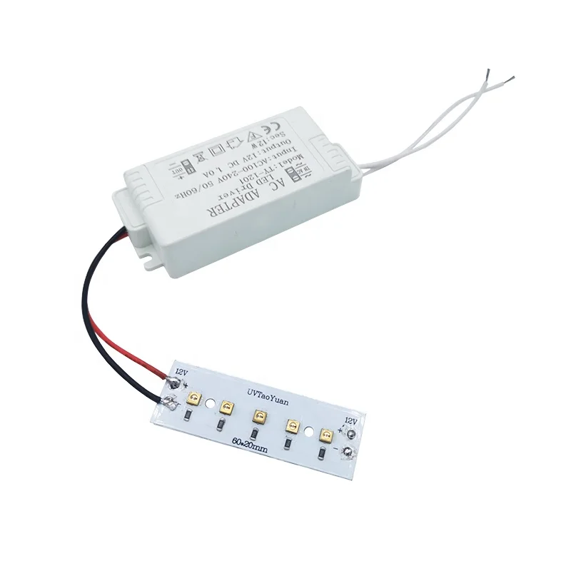 Uvc Led Strip 255NM 265NM 275NM 280NM 308NM 311NM Germidical UVC UVB Strip Lamp Module With Power Driver