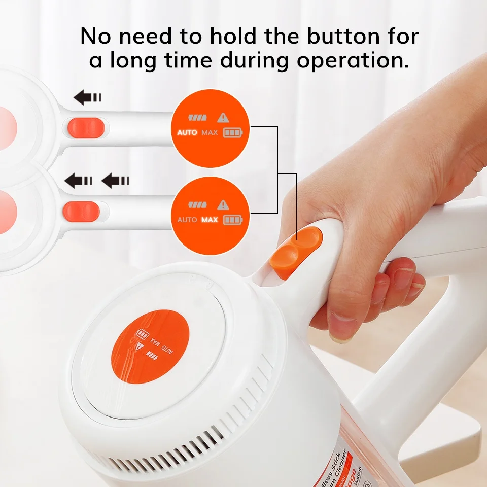 ILIFE Good Quality Suction Power Portable  Cordless handheld Vacuum Cleaner with Super Silent Unique Side brush
