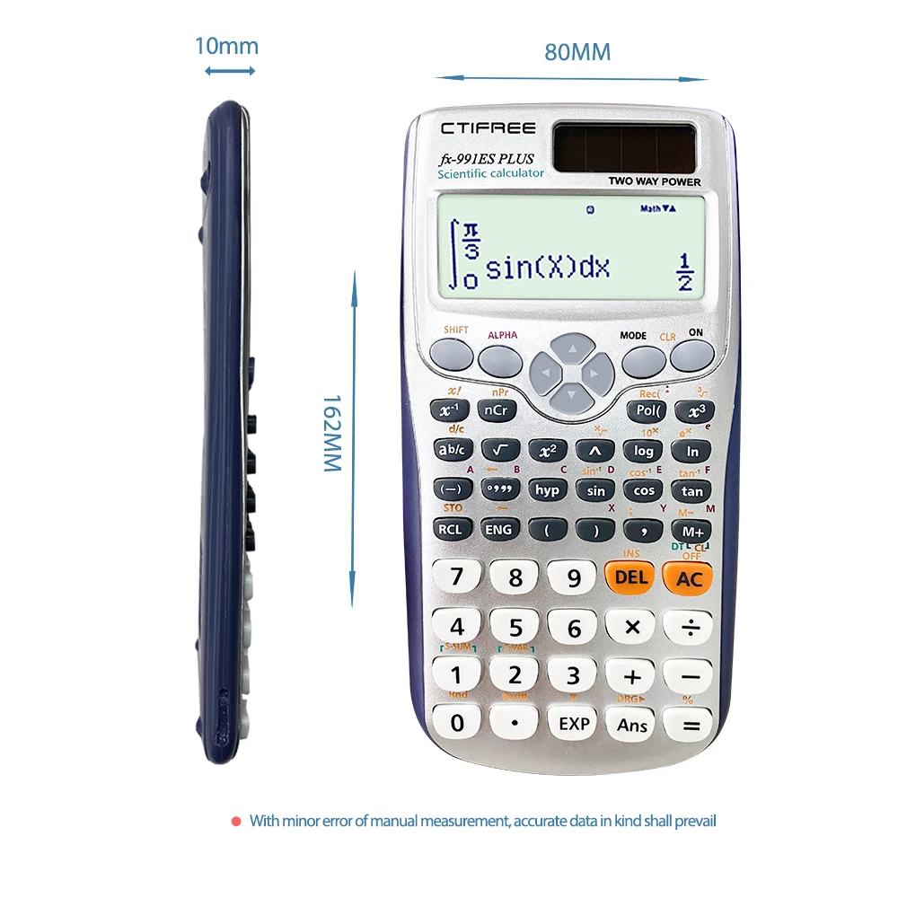 Cientifica Calculadora Fx-991es 240 Functions Education Student School Scientific Calculator 991 es High-end Design Calculator
