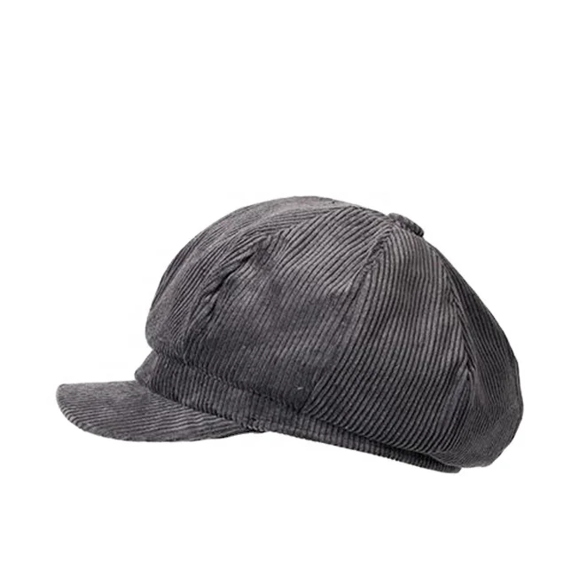 Custom Newsboy Cap Wholesale Corduroy Beret Hat Winter Beret Fashion