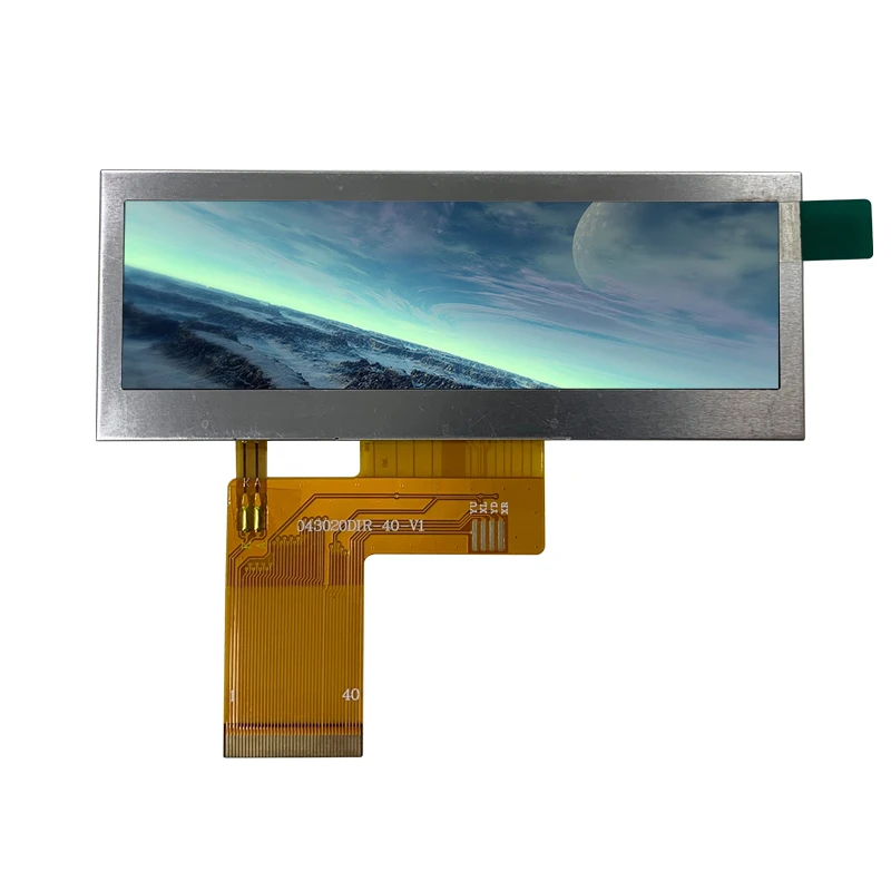Hot Sale Factory TFT LCD Display ILI6480 RGB 480x128 Resolution TN 3.9 Inch LCD Module for Industrial Control