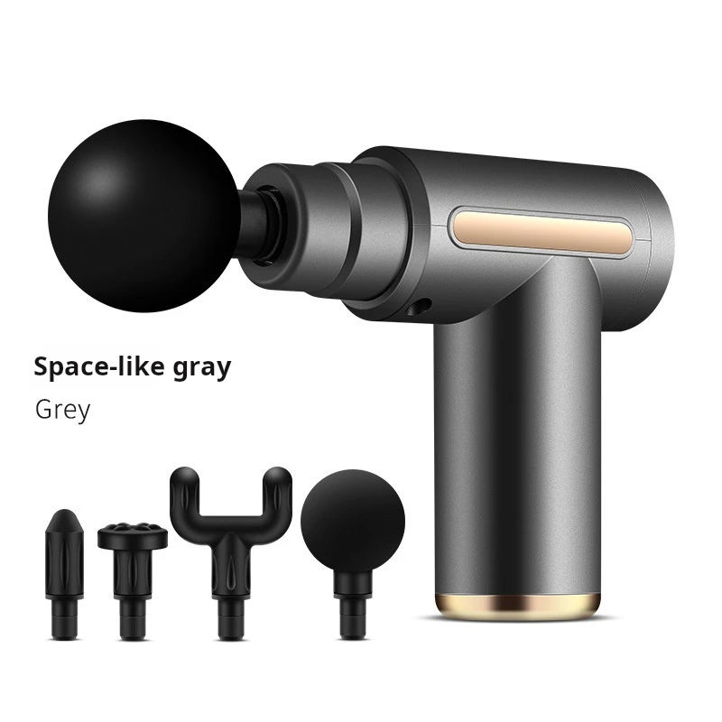 2024 Mini Fascial Gun Cordless Handle Sports Percussion Deep Tissue Percussion Muscle Vibration Body Muscle Massage Gun