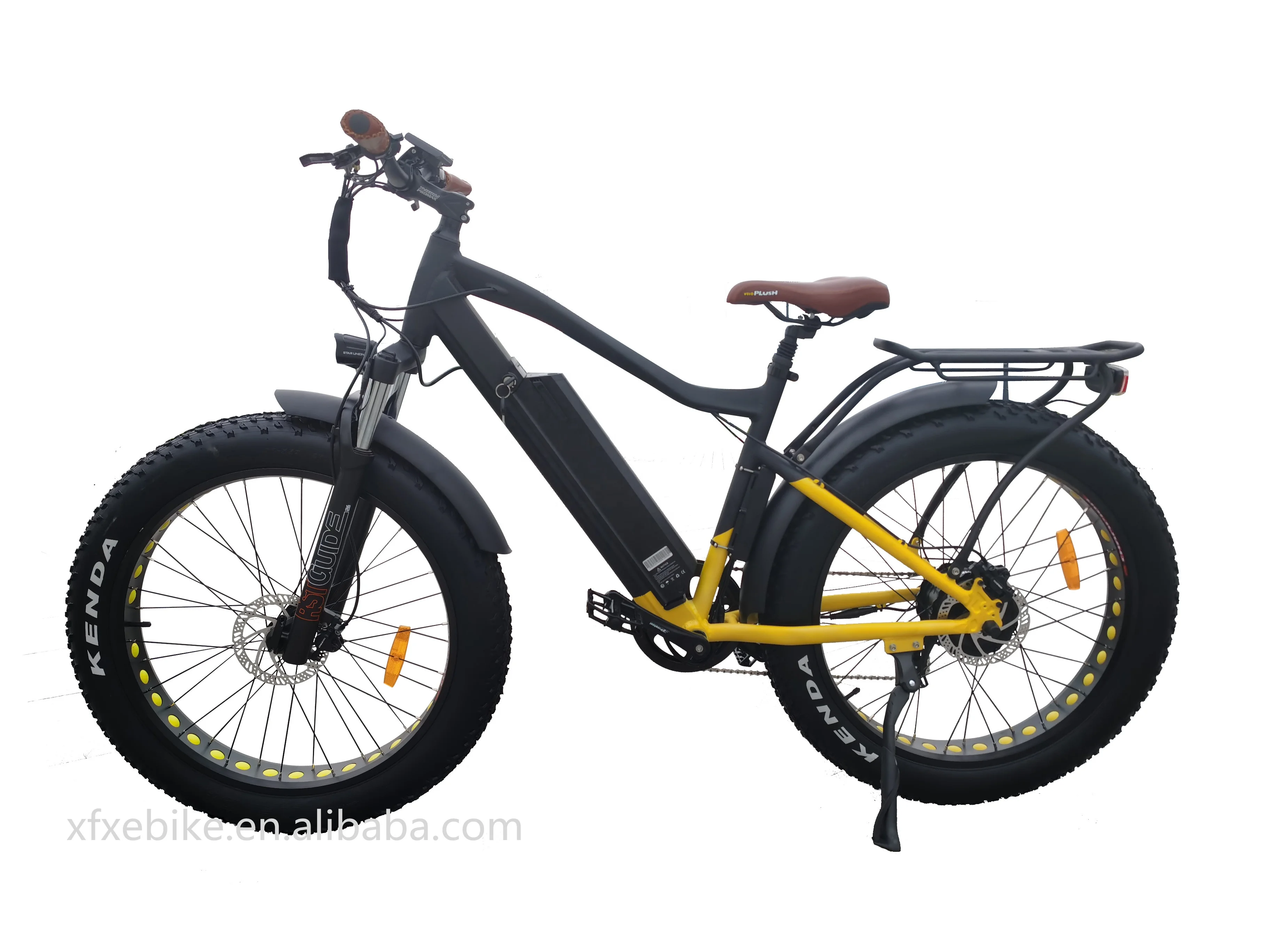 Powerful 26 Inch Electric Fat Bike 48V 14.5AH Electric Mountain Bike 750W Fat Tire Electric Bike For Hunting