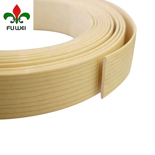 Factory   Good Price Wood Grain wood edge  band trimmer for laminated board PVC Edge Banding For home  Modern Furniture
