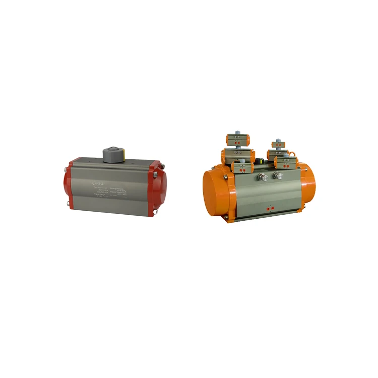 Aluminum Double Acting Return Rotary Pneumatic Actuator Cylinder