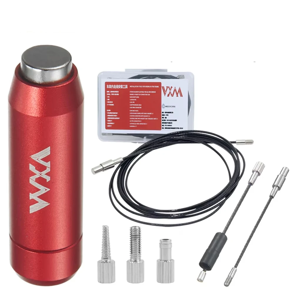 VXM New Bike Internal Cable Routing Threading Tool For Mtb Road Bicycle Magnetic Lead Threading Cycling Accessories