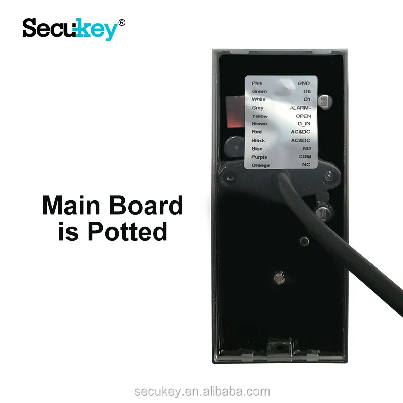  Открытый одной двери металлические id card reader контроля доступа