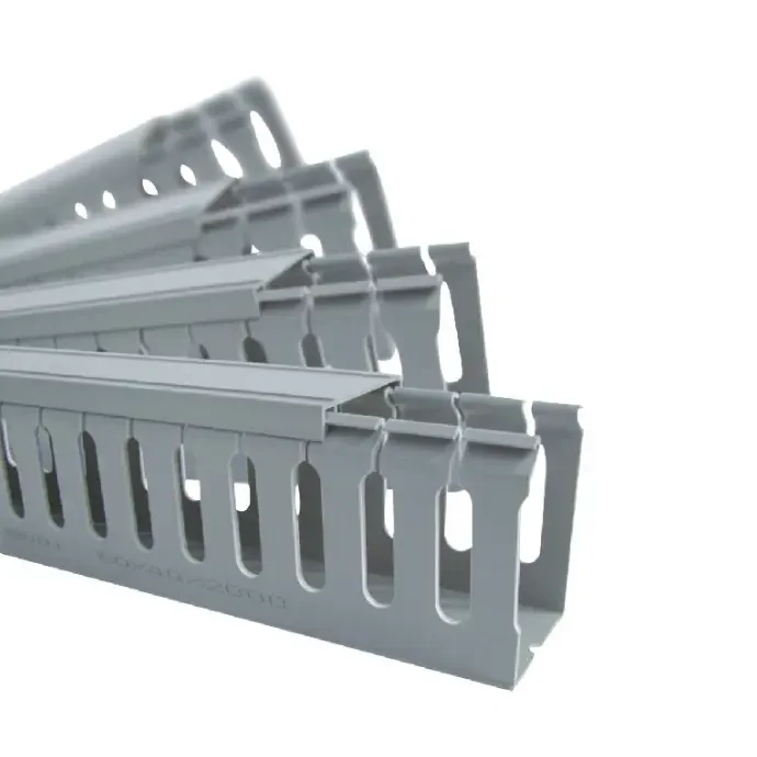 Low Price 40*40mm Slotted Type Electrical Plastic Pvc Cable Trunk Wiring Duct