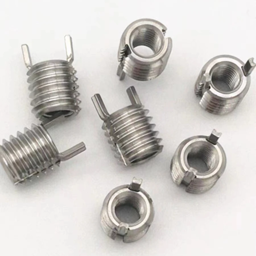 Light Type Metal Hardware Insert Screws Female Pin Steel Fasteners Processing Machines Threaded Insert Repair For Car Plug