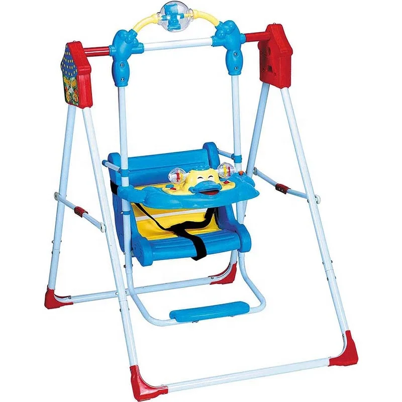 Kids indoor kindergarten high quality safe reinforcement home plastic baby swings