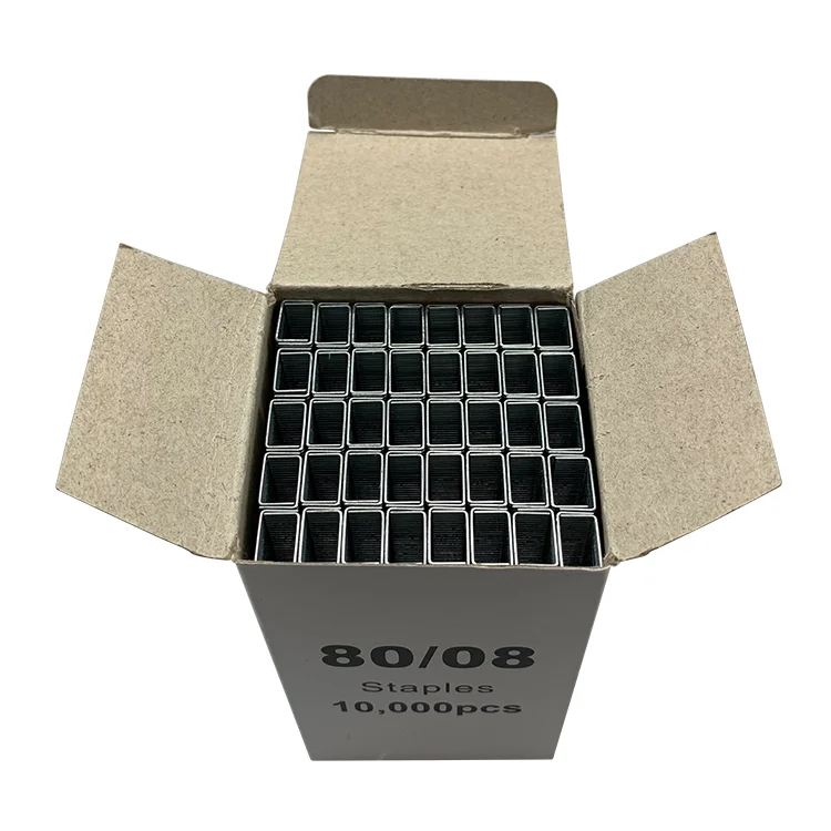 1000J series staples Wood fasteners for furniture Board joint nail Sofa pins Pneumatic gun nail 1006 j of staples 8010