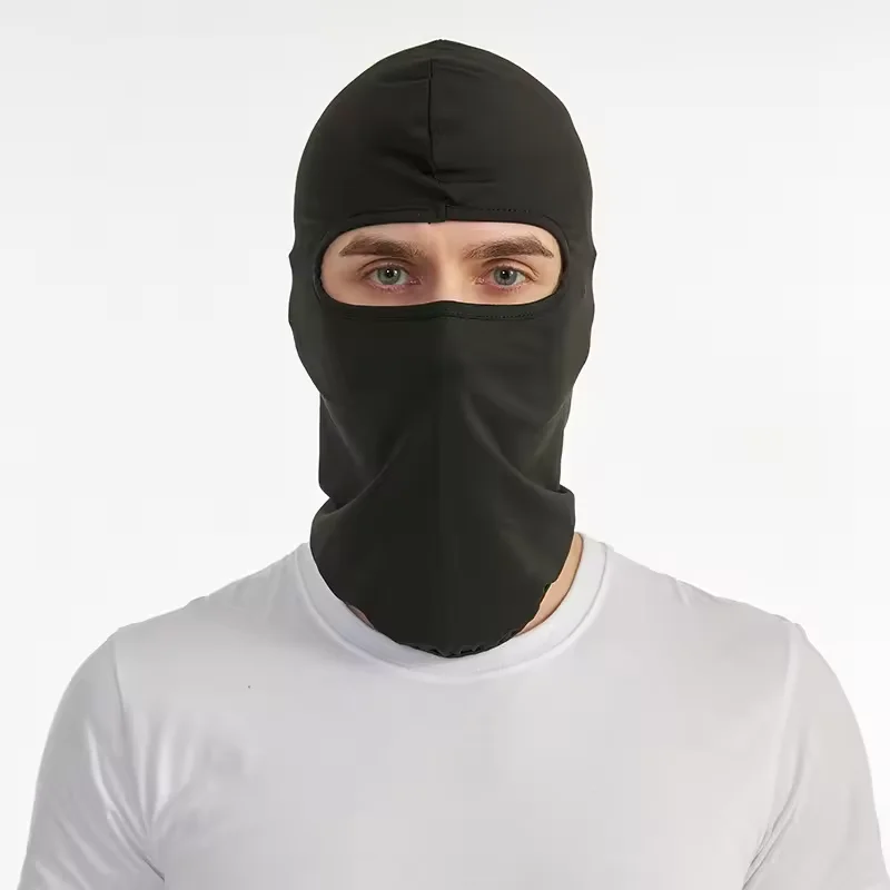 2024 Outdoor Cycling Motorcycle Windproof Sports Sunscreen Ski Face Mask Balaclava Hat