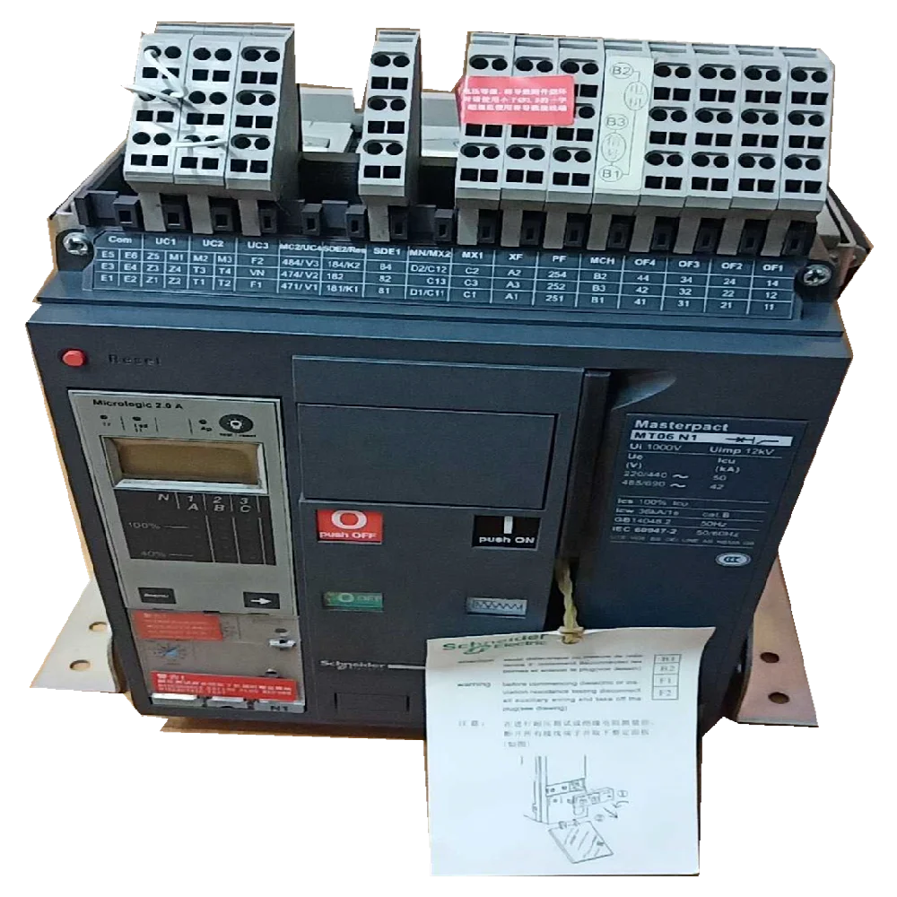 
MT06 N1 3P4P Standard fixed frame circuit breaker material number 47113 and 47119 