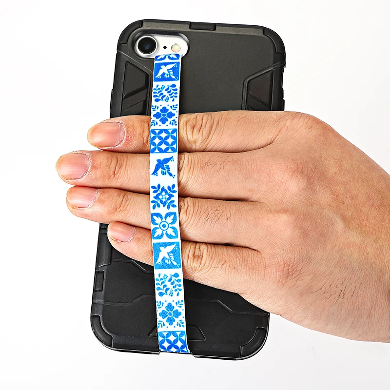 Silicone Mobile Neck Strap Beaded Phone Case Lanyard