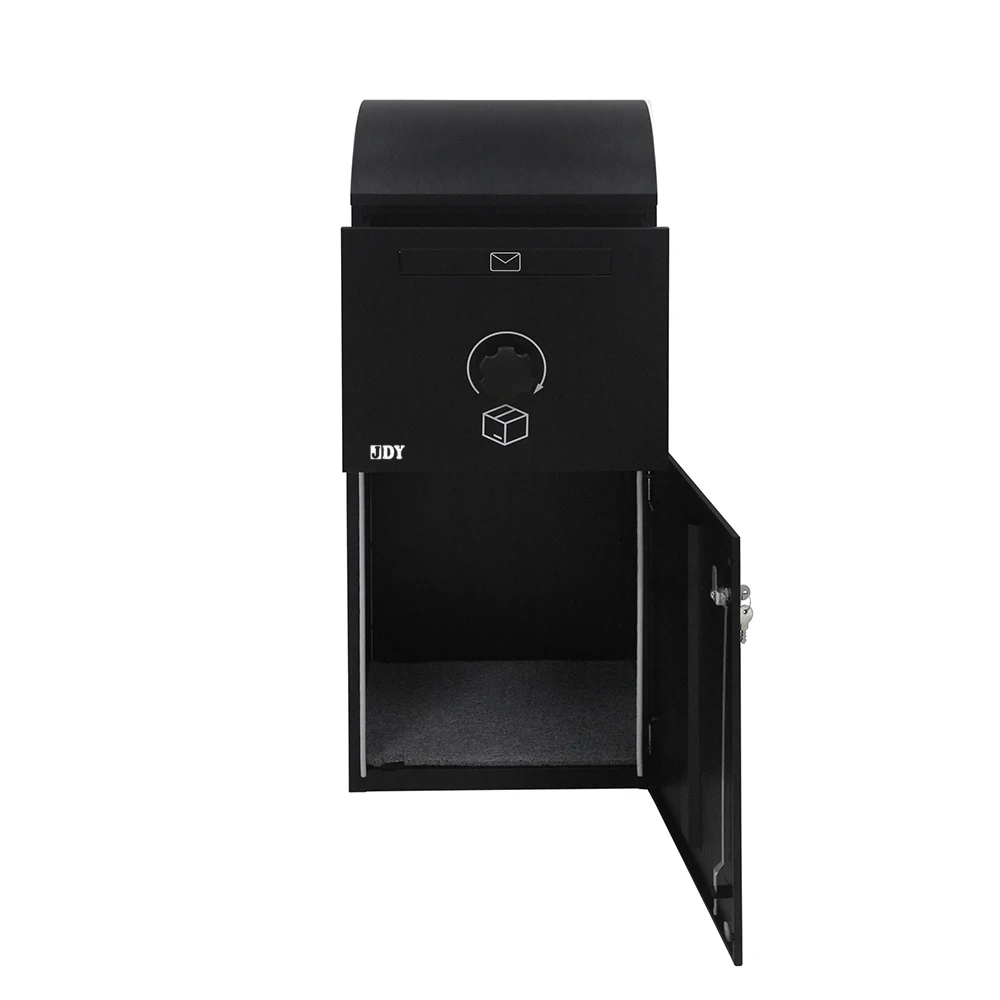 JDY Black Domed-Roof Detachable Large Parcel Delivery Box