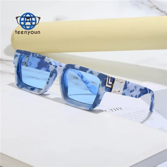 Teenyoun Hot Selling Famous Brand Designer Sunglasses 2023 New Mens Sol Luxury Women Sun Glasses Square Millionaire