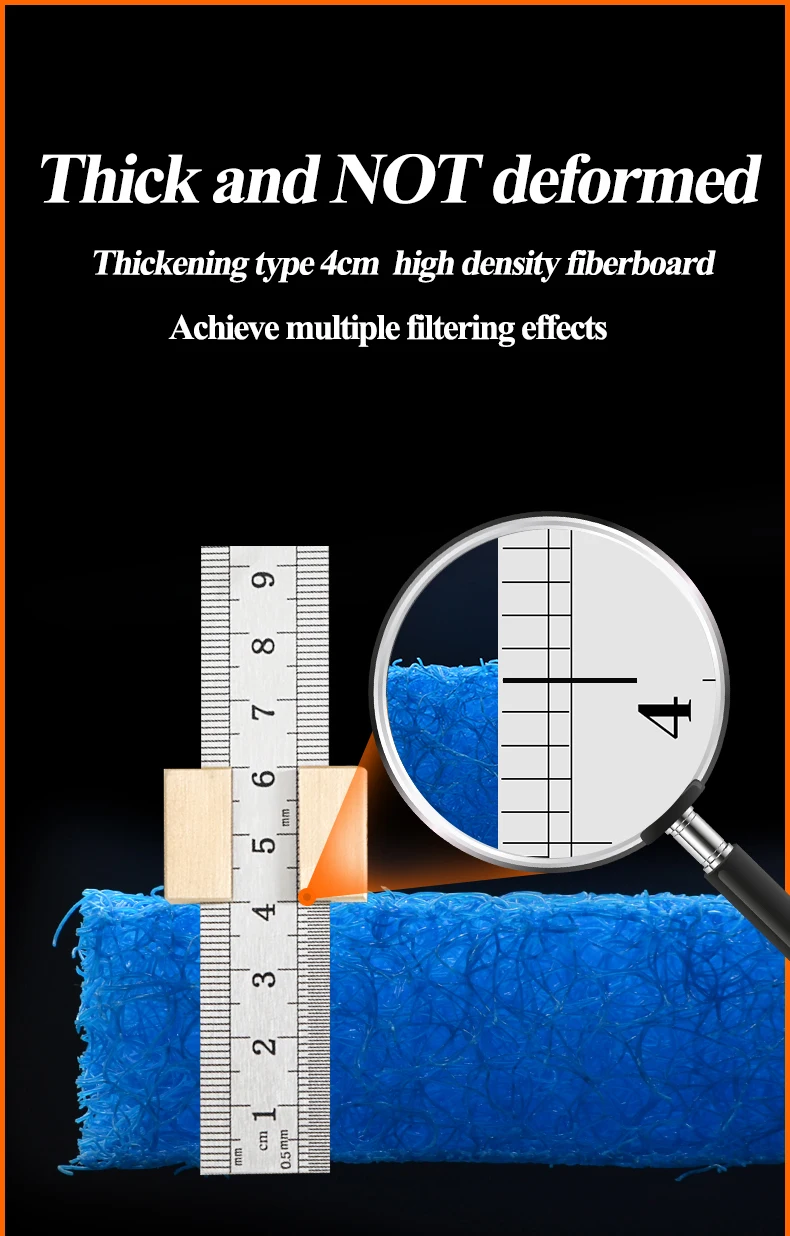 Economical Recycled filtration media Japanese filter mat for koi pond