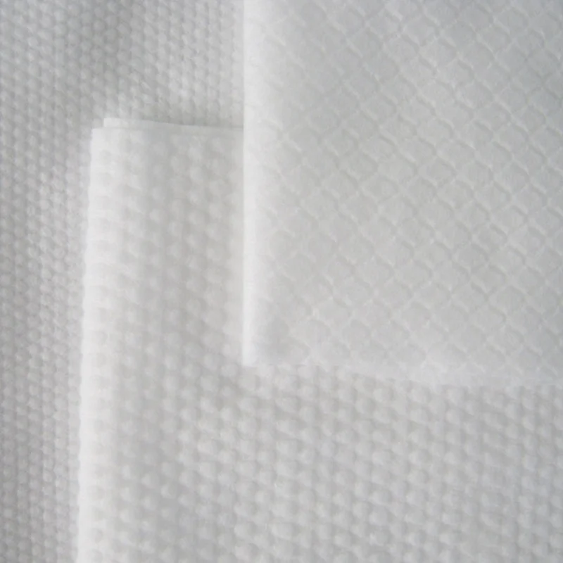 Home Textile Amazing Quality Spunlaced Plain Non-Woven Fabric Roll Fabric For Wet Face Towel China Spunlace Non-woven Fabric