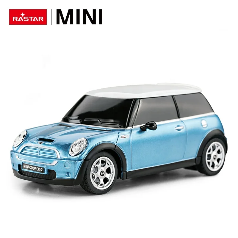 RASTAR RC 1:24 MINI COOPERS Model Control Cars Toys Color Battery Operated 4CH Scale Down in Red Yellow Blue Electric Plastic AA