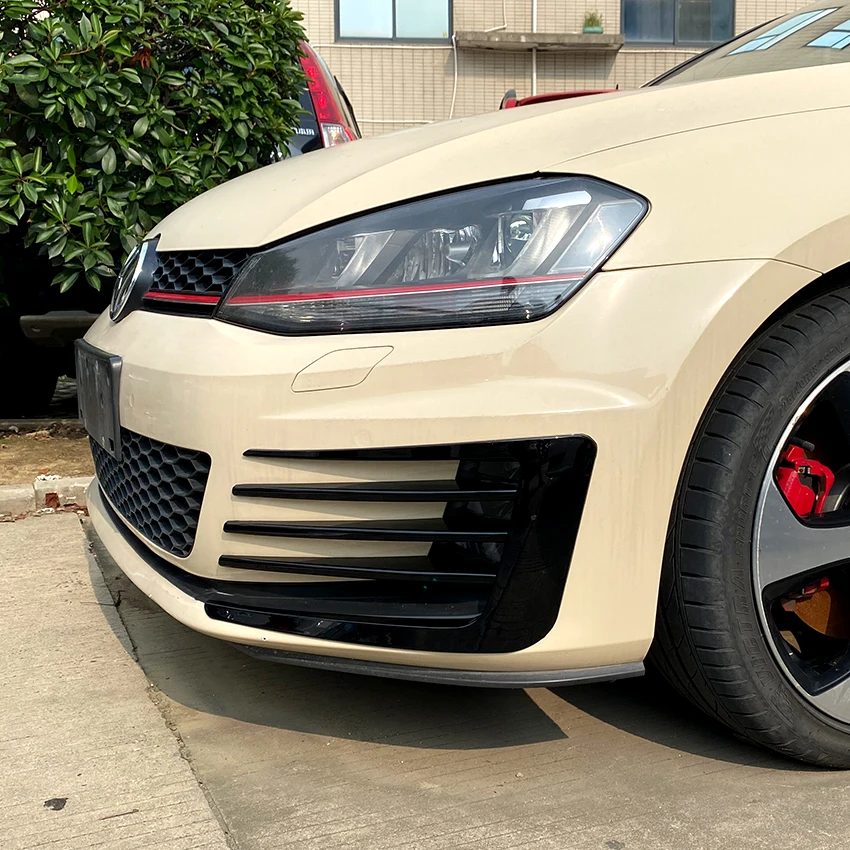 Front Bumper Fog Lamp Flag Stickers Body Kits for Volkswagen Golf MK7 GTI 2013-2016 Accessories