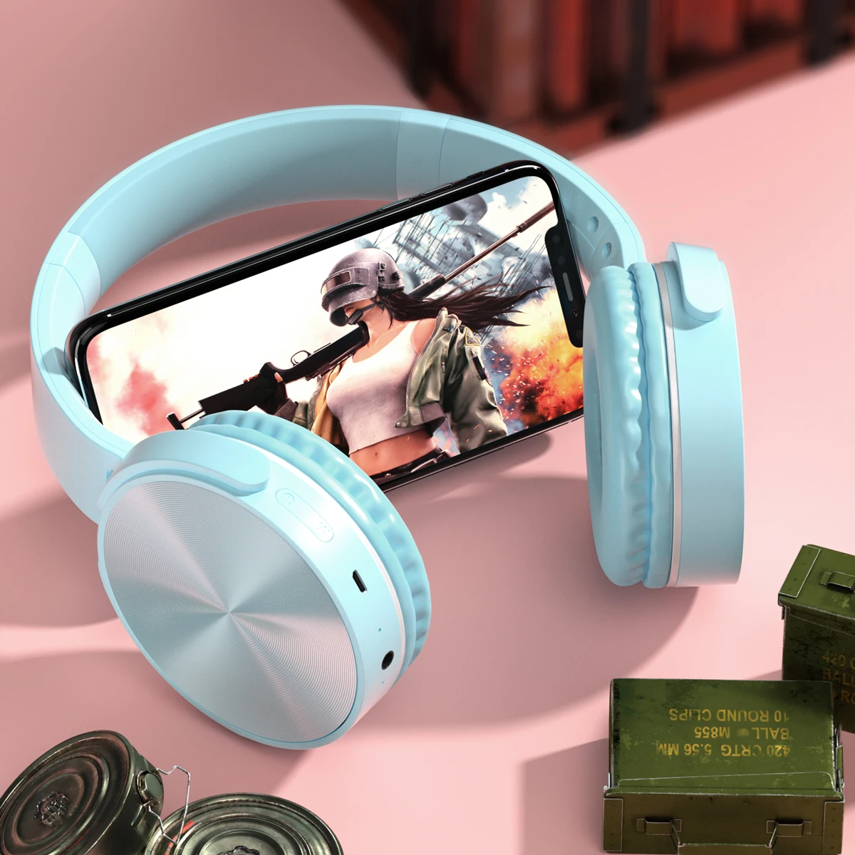 Custom headset STN36 Macaron colorful wireless wired oem earphone V5.0 deep base stereo for sport
