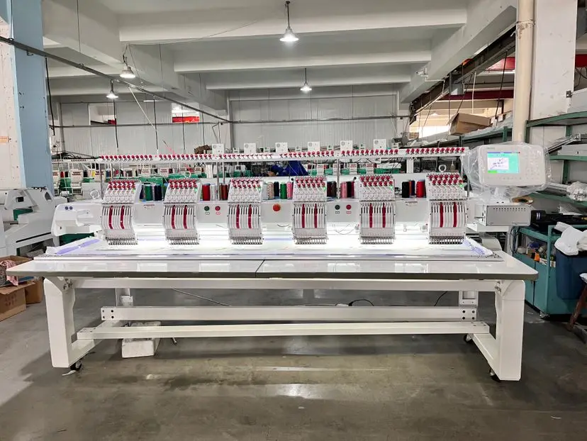 Yeshi 5 Years Warranty 9/12/15 Needles 6 Heads Automatic Computerized Embroidery Machine for Clothes