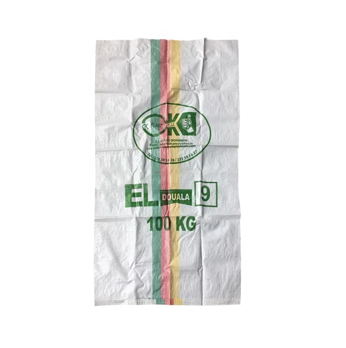 China wholesale 50kg barley flour corn seed feed bags 100kg sacks