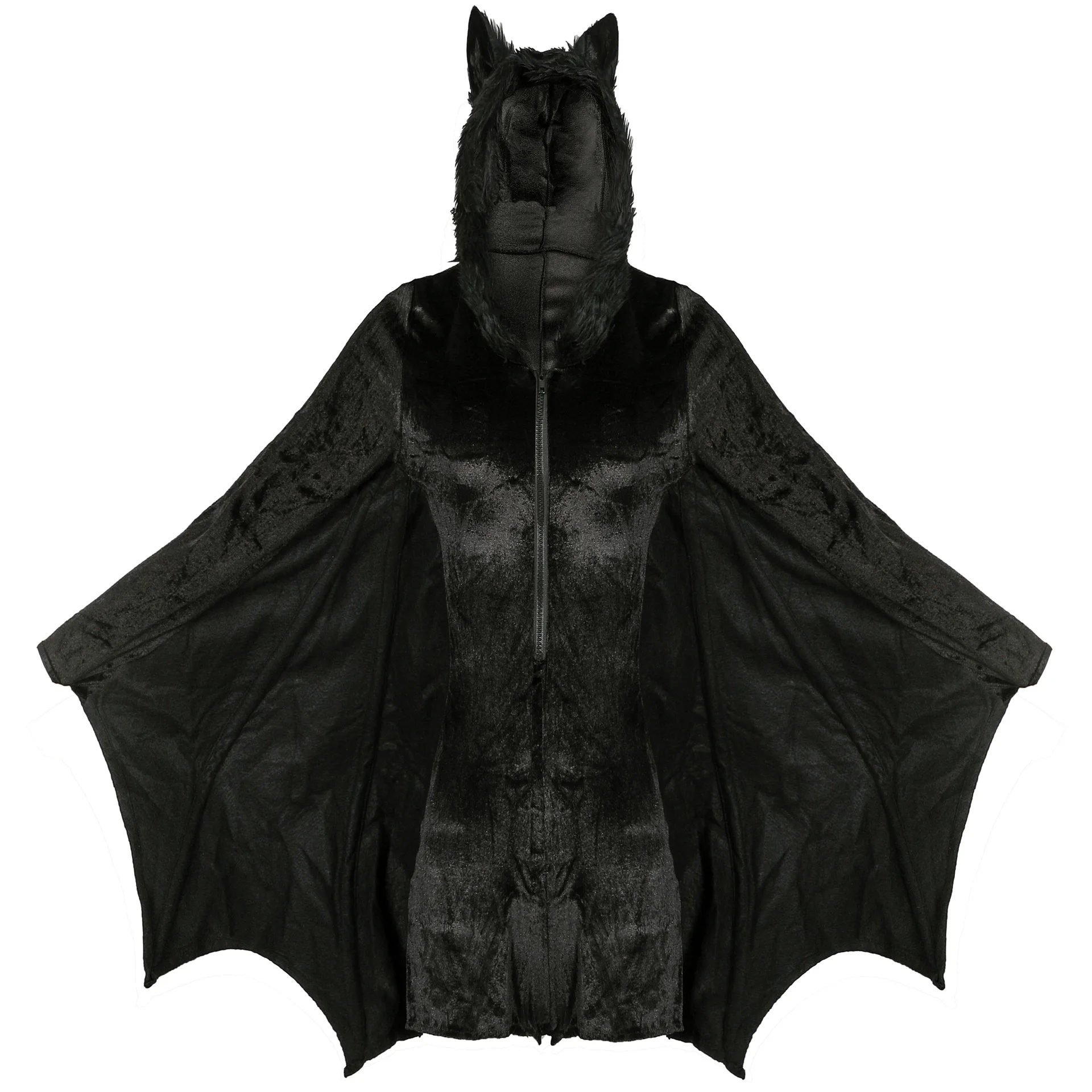 Wholesale M-4XL Large Size Halloween Bat Costume Adult Cosplay One-piece Witch Dark Bat Uniform Costume Halloween