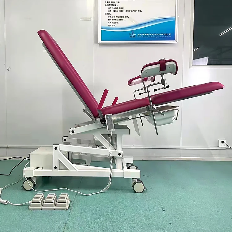 electric gynecological exam bed gynaecological examination operating chair