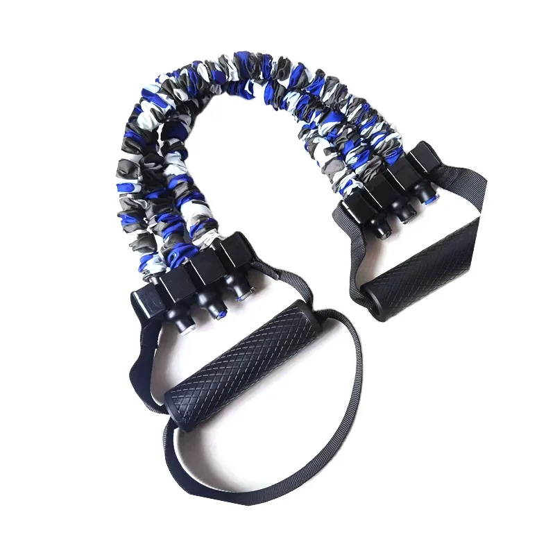 V1015 Three-Hole Chest Expander Full Body Shaping Training Resistance Band Wholesale Tension Band for Exercise