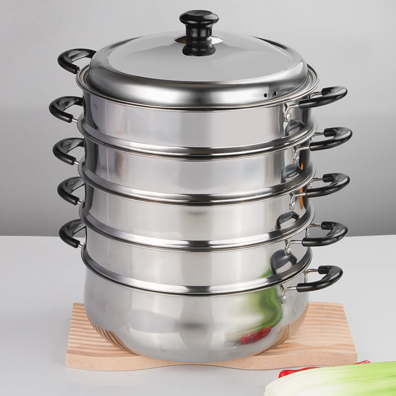 Прочный Многофункциональный отпариватель из нержавеющей стали, кастрюля, кухонная утварь, кастрюля, кастрюля из нержавеющей стали для приготовления пищи в ресторане