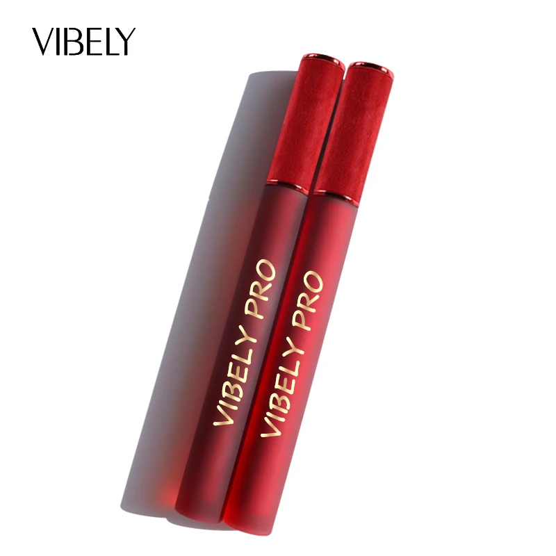 Factory Wholesale Fog Matte Waterproof Organic Liquid Lipstick Natural Fine Glitter Lip Glaze Lip Gloss