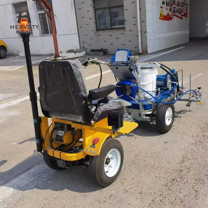 New arrival easy to carry electrical parking lines marking painting machine for road