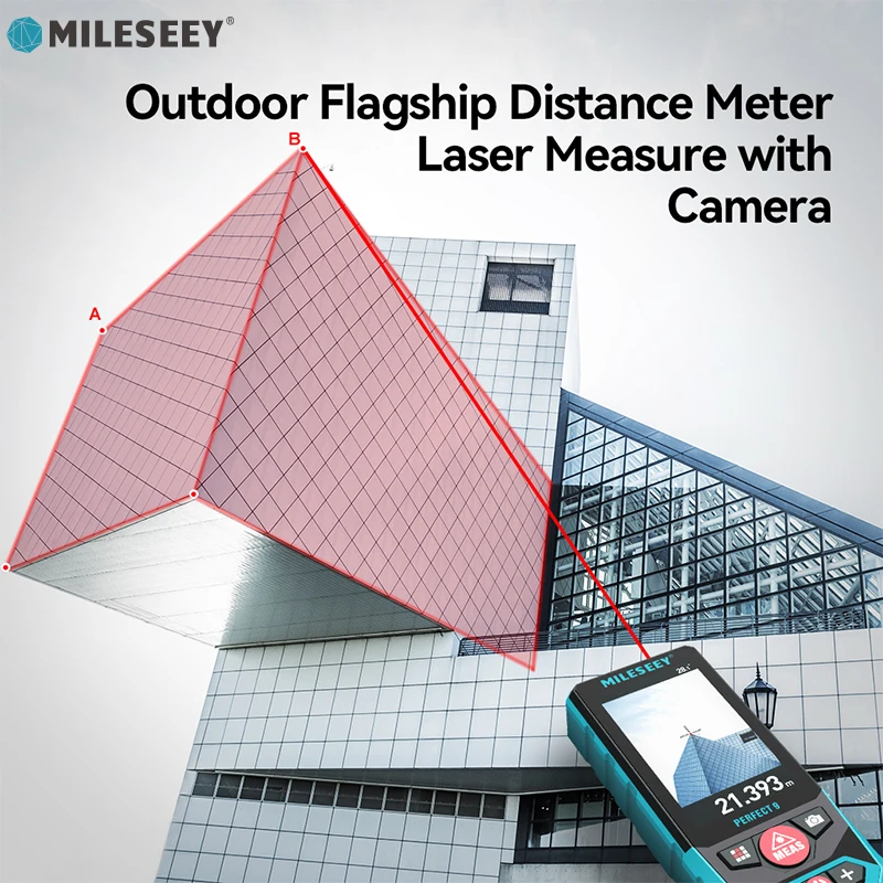 Hot Selling Mileseey P9 High Accuracy Outdoor USB Digital Measurement Laser Distance Meter