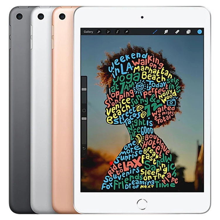 Для iPad Mini 5 2019 оригинальный Восстановленный б/у планшет iOS 7,9 дюймов A12 шестиядерный 3 ГБ ОЗУ 64/256 Гб ПЗУ 8MP планшетный ПК DHL 1 шт.