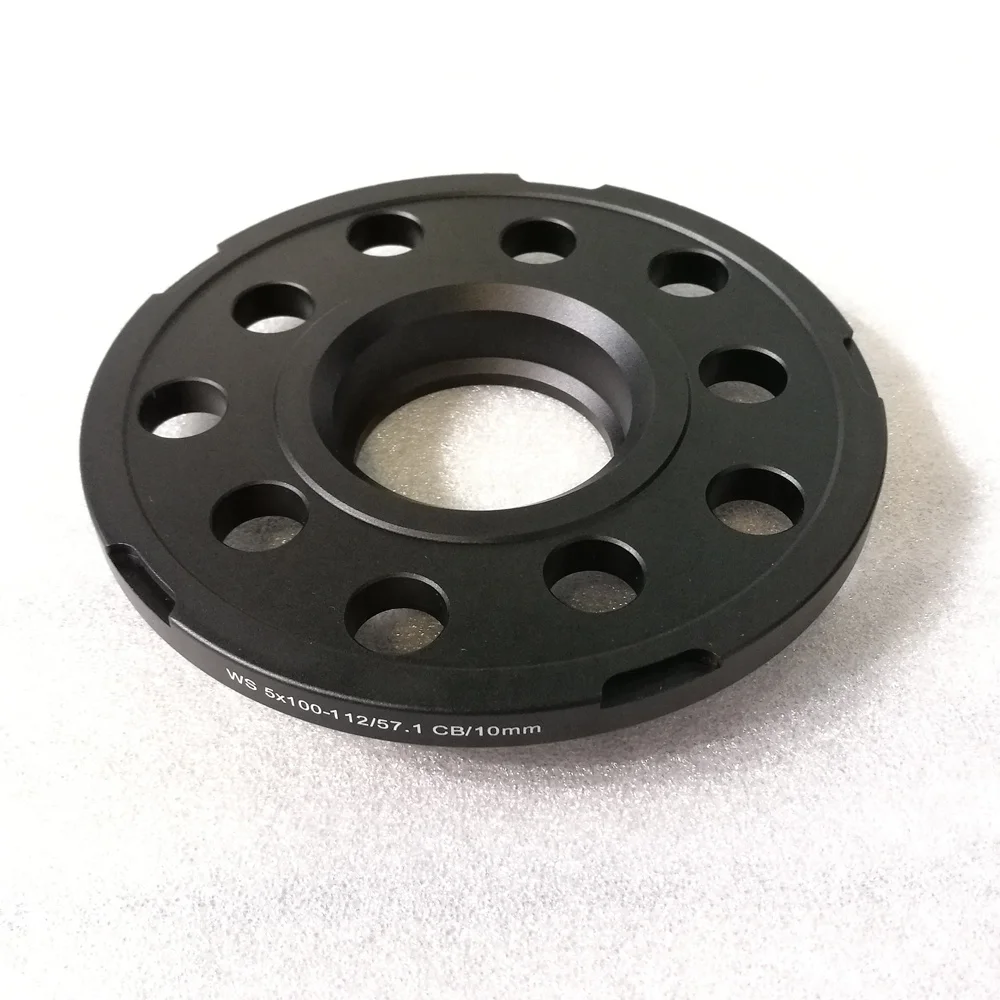 BOTRAK forged t6 6061 alloy aluminum 10mm 5x100 5x112 hub centric wheel spacer for Audi Seat Skoda VW