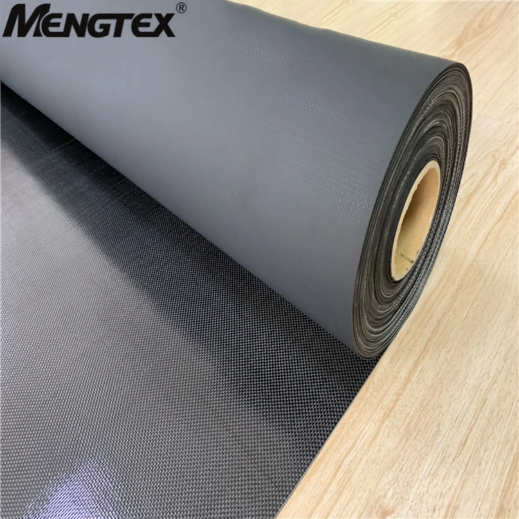 3K простая углеволоконная кожа с покрытием Черная ТПУ ткань для сумок