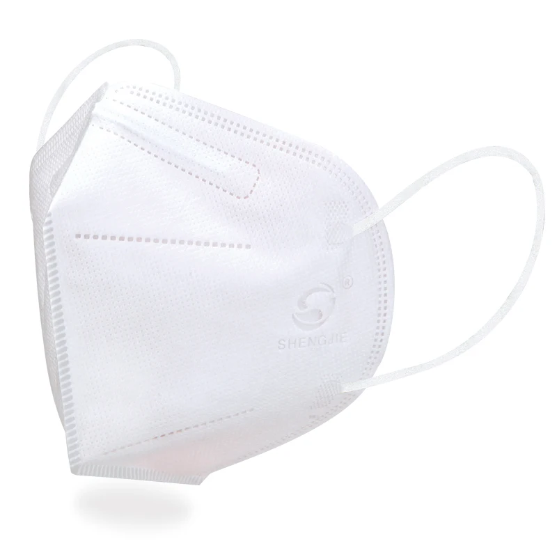 
SHENGJIE CE White Wholesales Medical KN95 Mask Protection Disposable 3Ply non woven Face Mask 