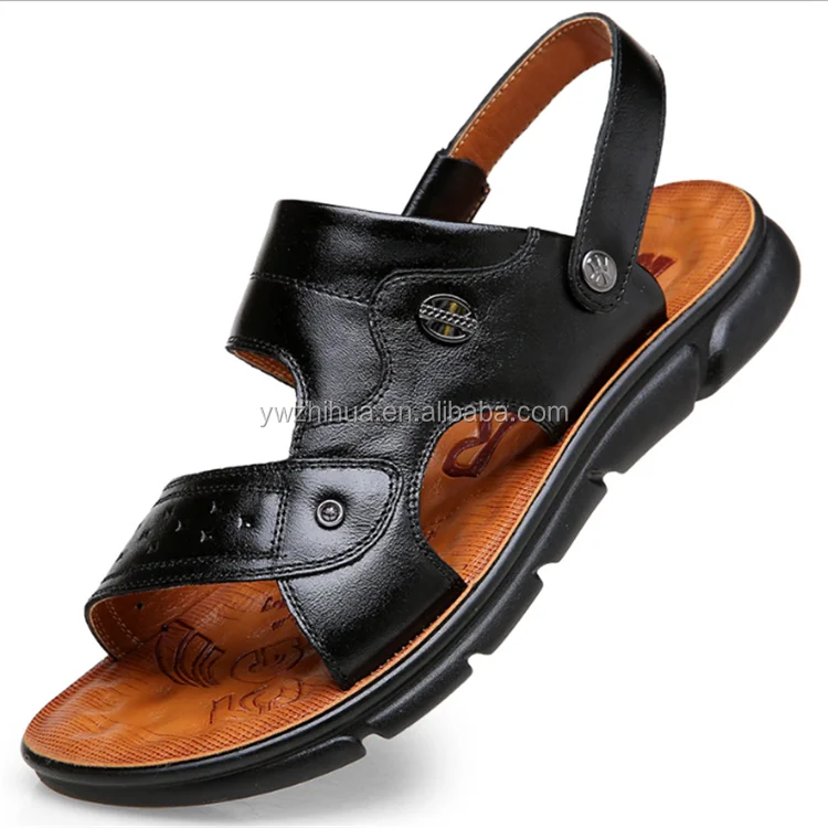Wholesale flat sandals for men sandals leather