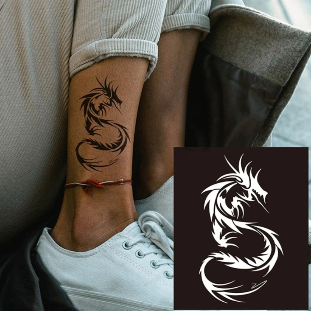 High Quality Airbrush Glitter Henna Tattoo Stencil Body Art Drawing Stencil Template