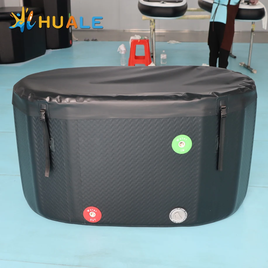 China Supplier Customized Cold Plunge Inflatable Ice Bath Portable Plunge Recovery Water Treatment From Ice Barrel For Kids