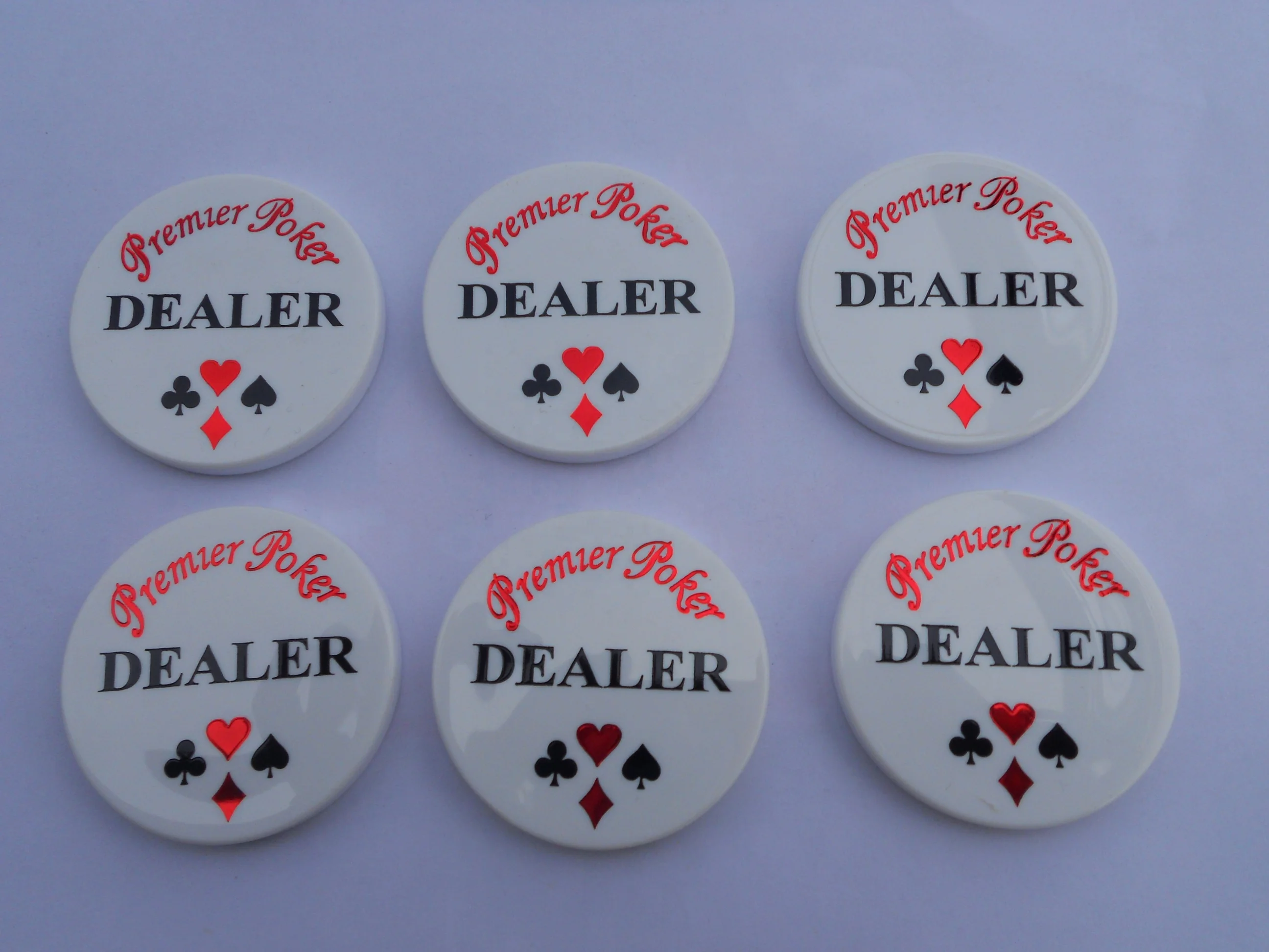 Custom 5CM poker dealer button with your logo