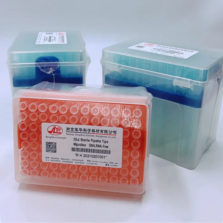 Lab Disposable 10ul Micro Universal Medical Sterile Plastic Pippete Pipette Pipet Tips